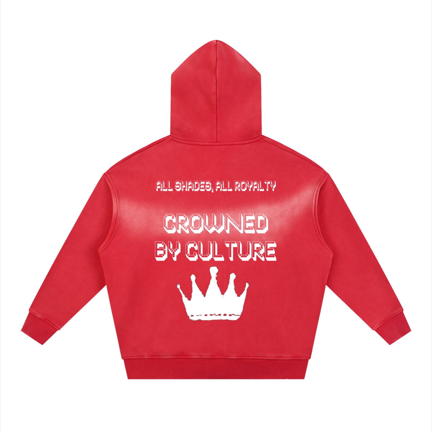 Sunfade Two-way Zipper Boxy Fleece Hoodie